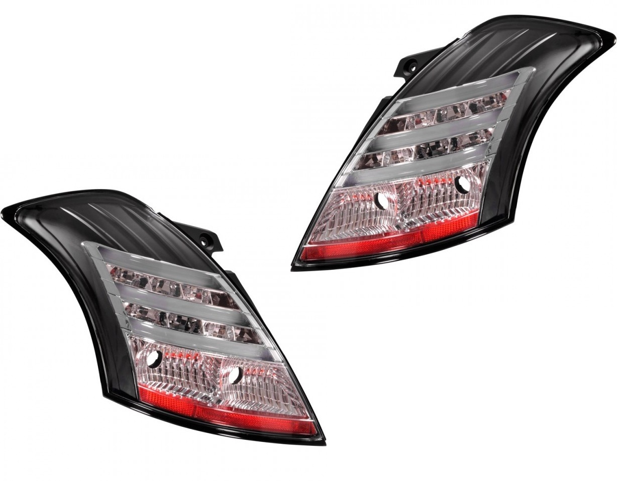 Achterlichten Suzuki Swift 2010- LED Zwart