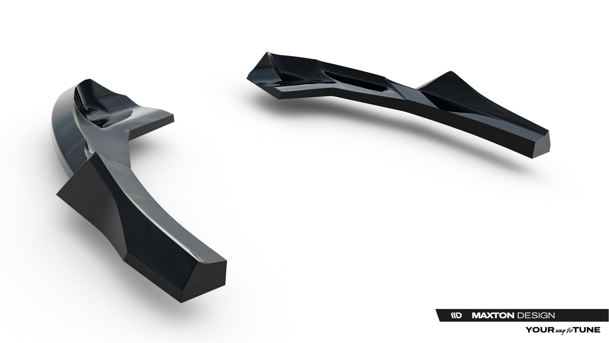 Zij-Diffuser Audi RS3 Sportback 8Y Facelift Maxton Glans Zwart V.3