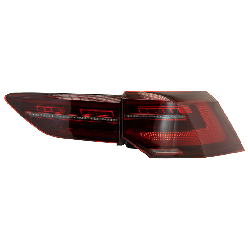 Set LED Achterlichten  Volkswagen Golf VIII 2020- excl. Variant - Rood/Rookgrijs - incl. Dynamic Running Light