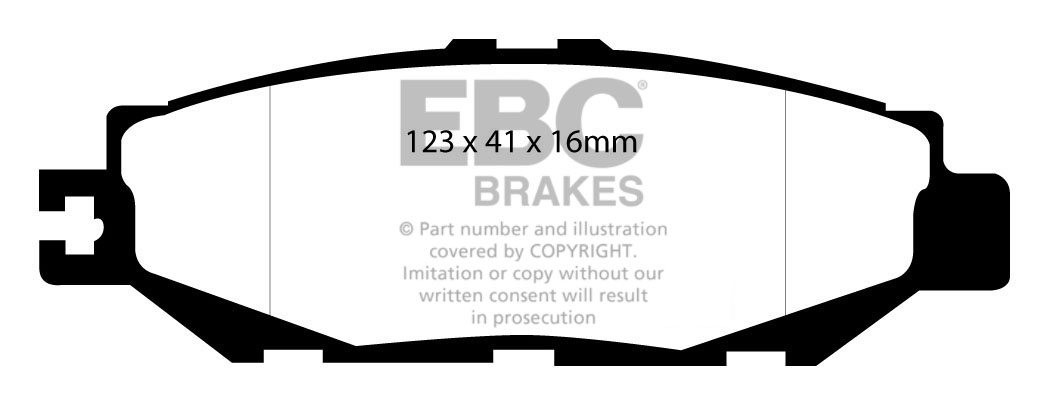 EBC Brakes TOYOTA Soarer 2.5 Twin Turbo (JZZ30) 91-92 Remblokken
