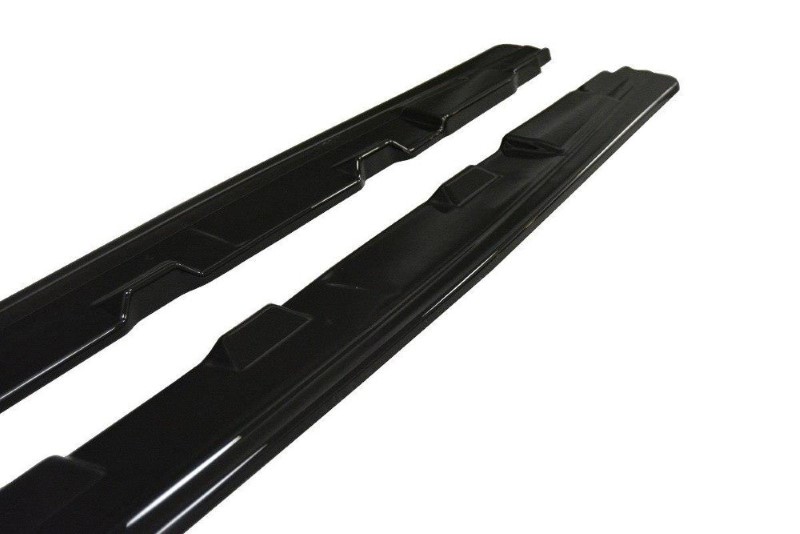 Zijskirts Diffusers Audi S5 / A5 S-Line F5 Coupe Glanzend Zwart