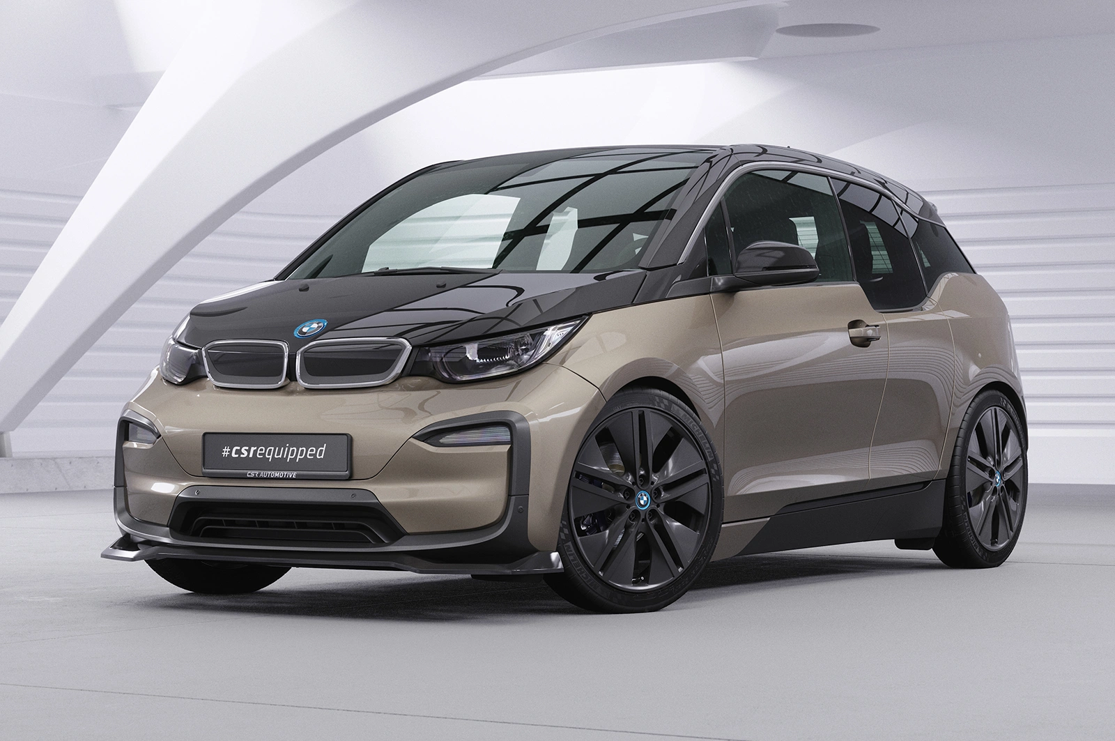 Voorspoiler BMW i3 Glans Zwart (2017–) CSR
