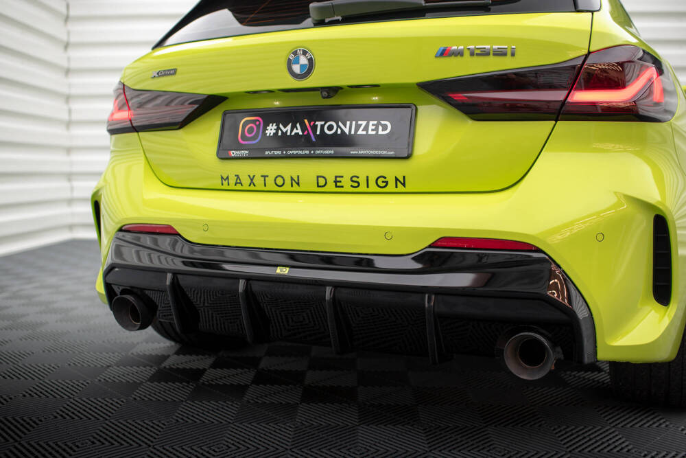 Diffuser V.3 BMW 1 Serie M Pakket / M135i F40 Maxton Glans Zwart
