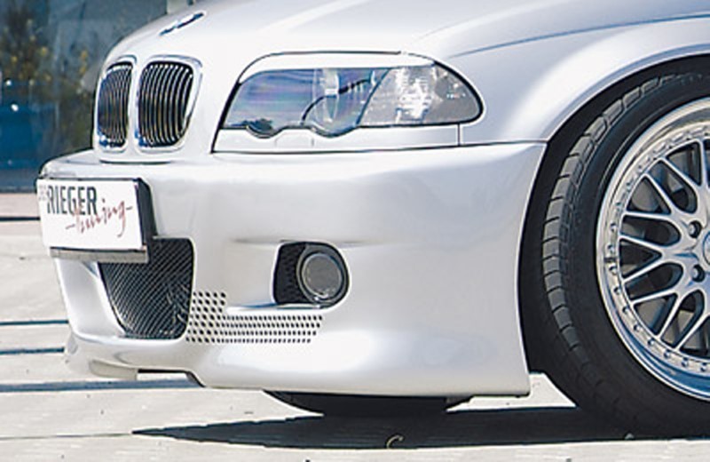 Voorbumper BMW E46 Compact M3-Look Rieger met extra koel opening