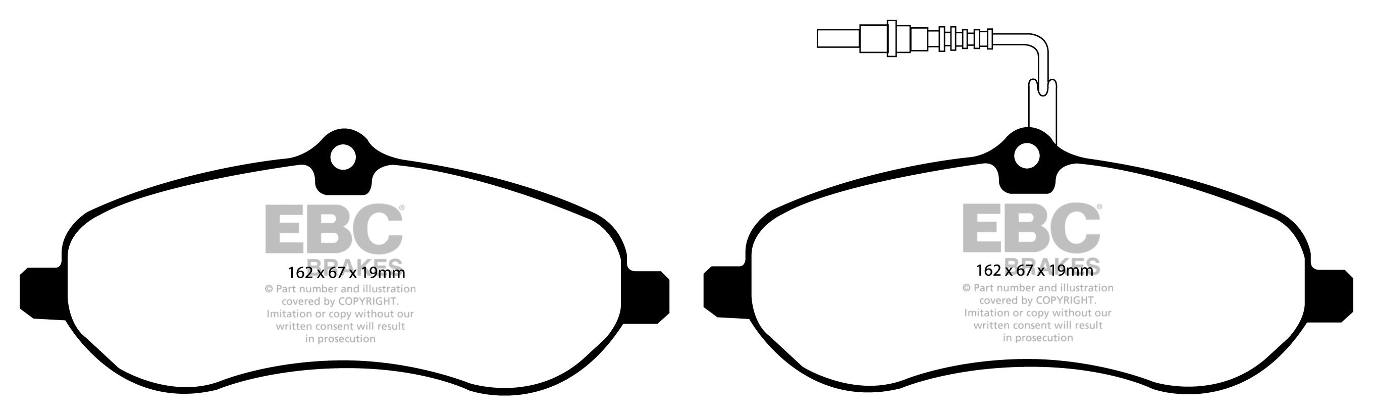EBC Brakes PEUGEOT Expert Tepee 2.0 TD (136) 2007-.. Remblokken