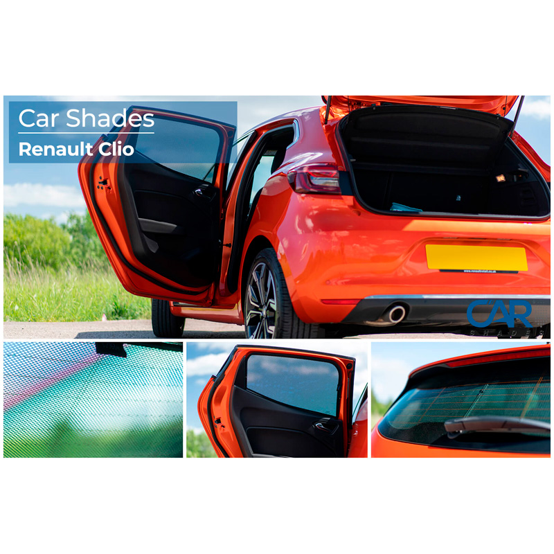 Set Car Shades  Renault Clio 5 deurs 2019- (4-delig)
