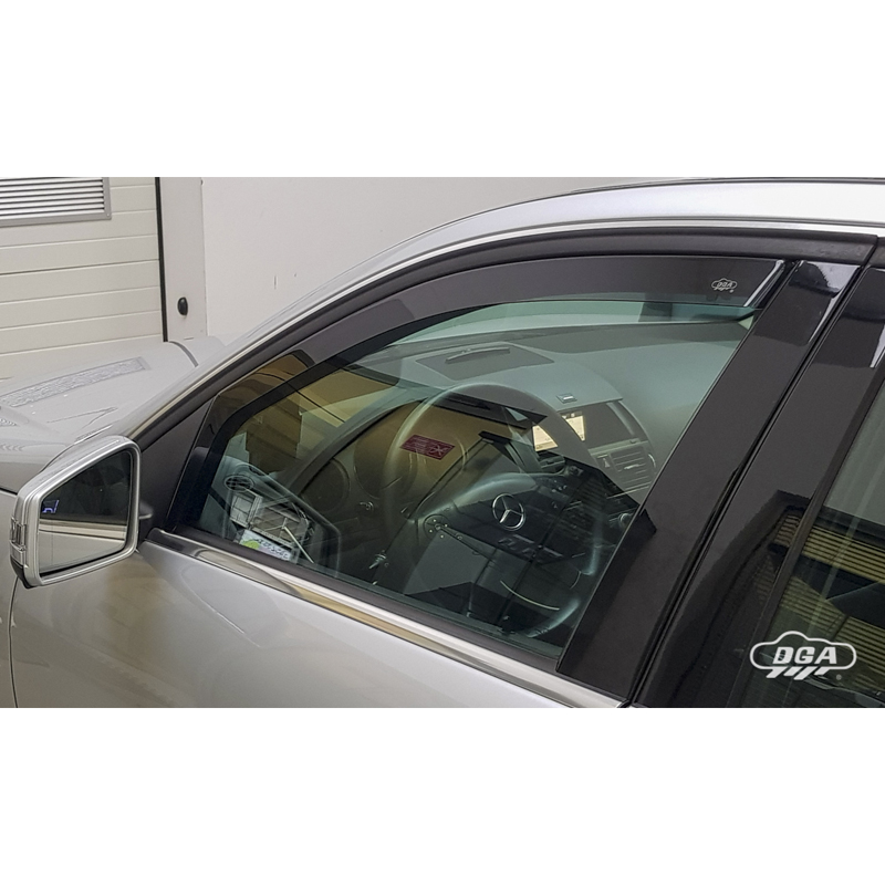 DGA Zijwindschermen  Mercedes C-Klasse W204 Sedan/Kombi 2007-2014 (2-delig)