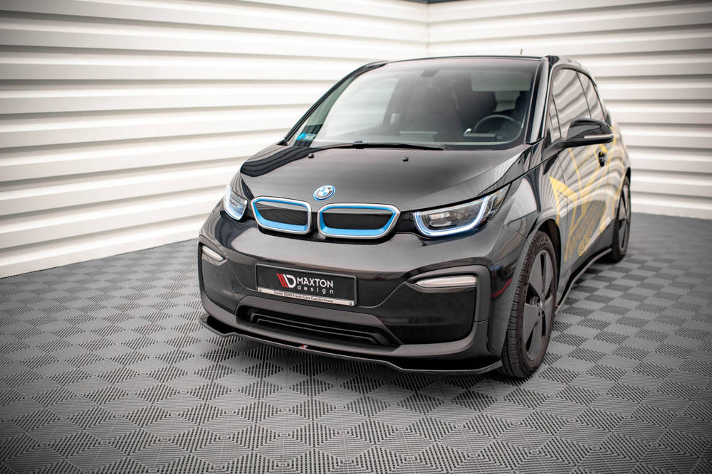 Voorspoiler V.1 BMW i3 MK1 FL Maxton Glans Zwart