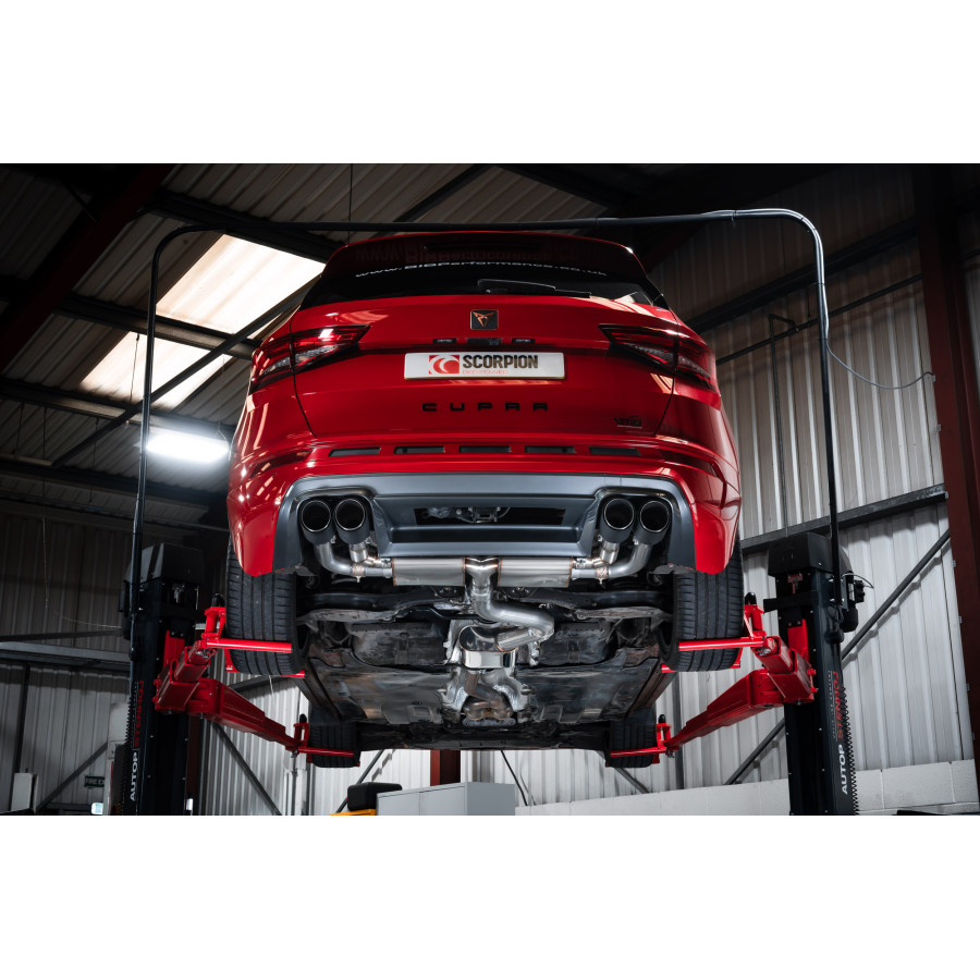 Cupra Ateca GPF Model Resonated gpf-back system non valved Scorpion