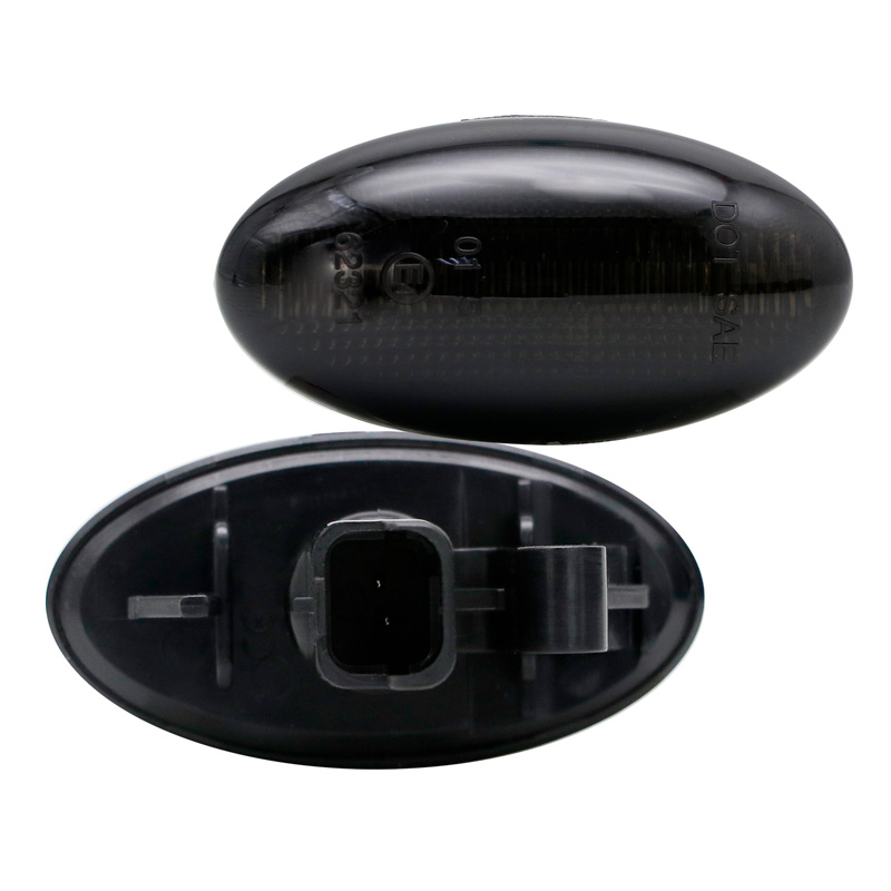 Set LED Zijknipperlichten  Toyota Aygo 2005-2014 & 2014- / Proace 2013- - Rookgrijs- incl. Dynamic Running Light