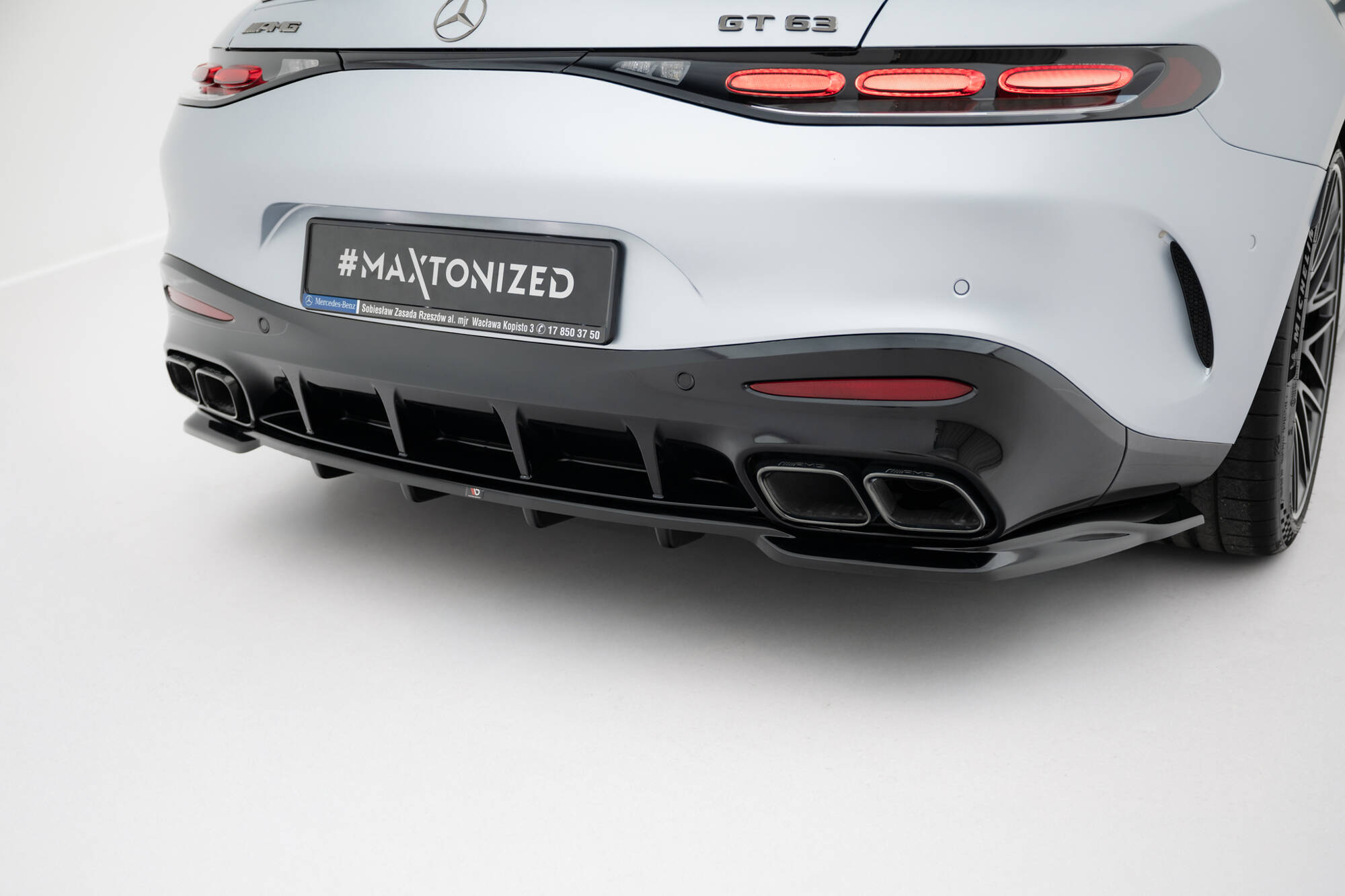 Bodykit V.1 Mercedes-AMG GT 63 C192 Maxton Glanzend zwart