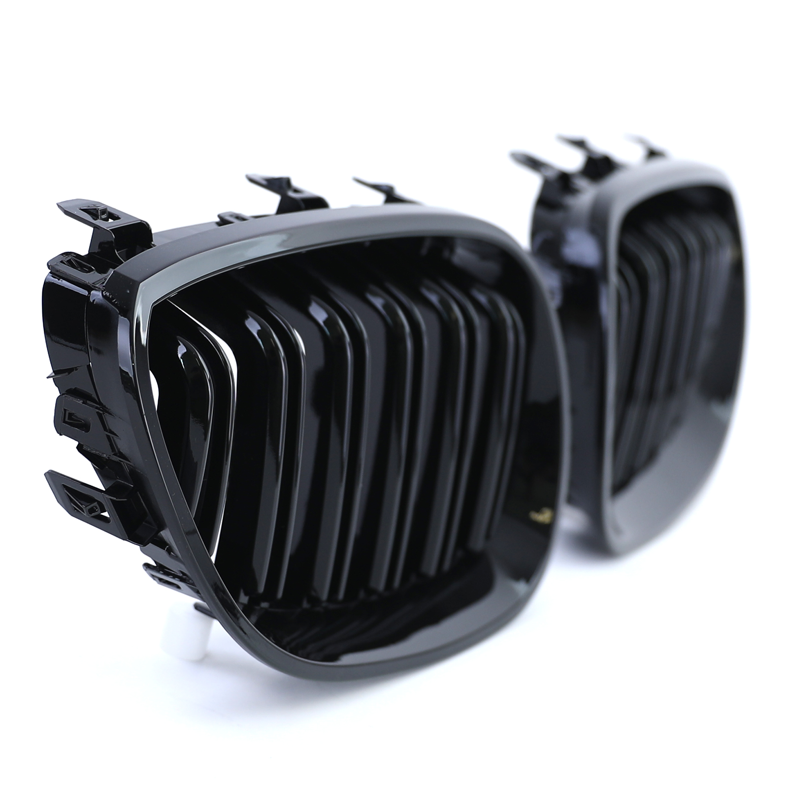 Grill Nieren BMW E60/61 05-10 Glans Zwart
