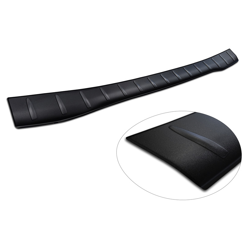 Matzwart RVS Achterbumperprotector  Ford Transit Custom & Tourneo Custom (V710) 2023- / Volkswagen Transporter T7 2024- 'Ribs'