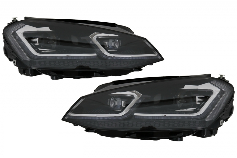 Koplampen VW Golf VII FULL LED dagrijverlichting 7.5 Facelift Look