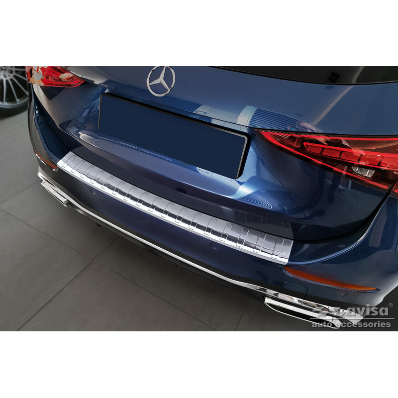 RVS Achterbumperprotector  Mercedes C-Klasse AMG Estate (S206) 2021- 'Ribs'