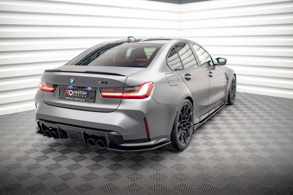 Zijdiffusers V.2 BMW M3 G80 / G81 Maxton Glans Zwart