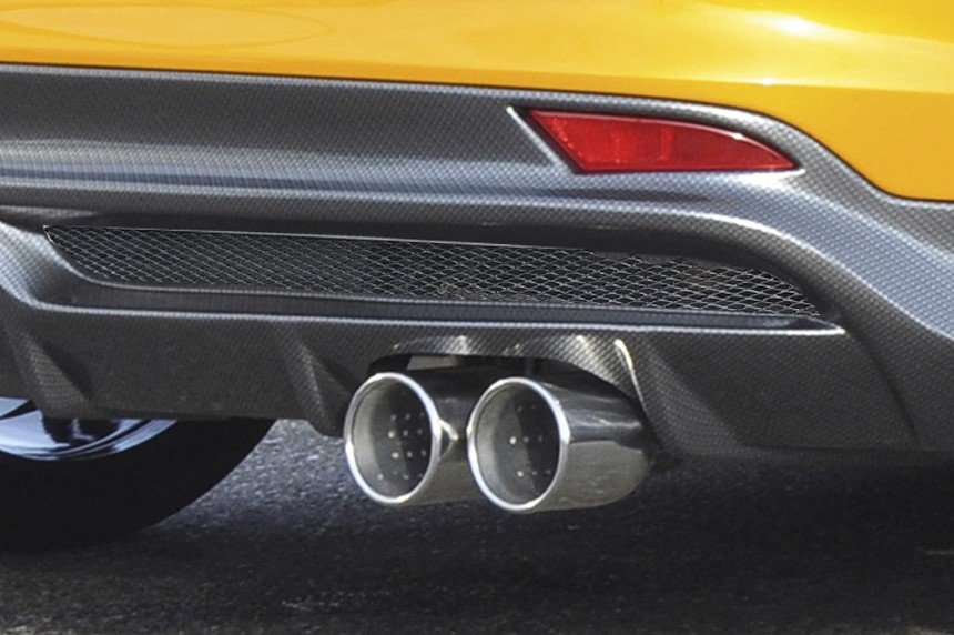 Uitlaat links + rechts RVS Ford Focus 3 ST Reiger