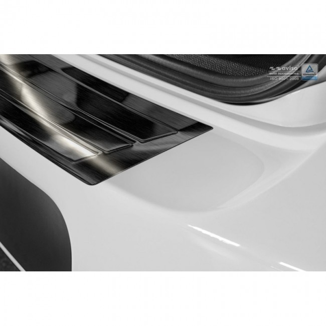 Achterbumperprotector Mini Countryman R60 2010-2014 Zwart RVS