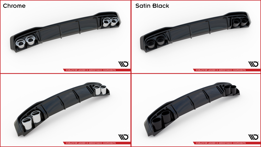 Diffuser Audi A7 C8 S-Line Maxton Glans Zwart Zwarte Sierstukken