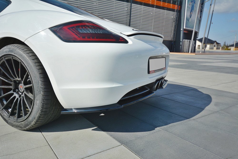 Zijdiffuser Porsche Caymans S 978C Maxton Glans Zwart