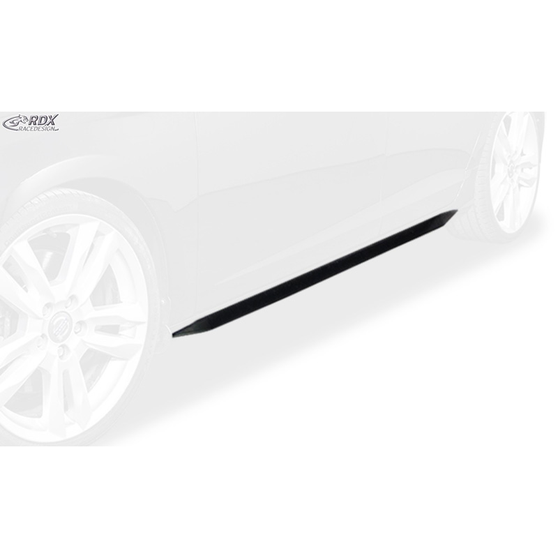 Sideskirts 'Slim'  Volvo V60/S60 2010-2013 (ABS zwart glanzend)