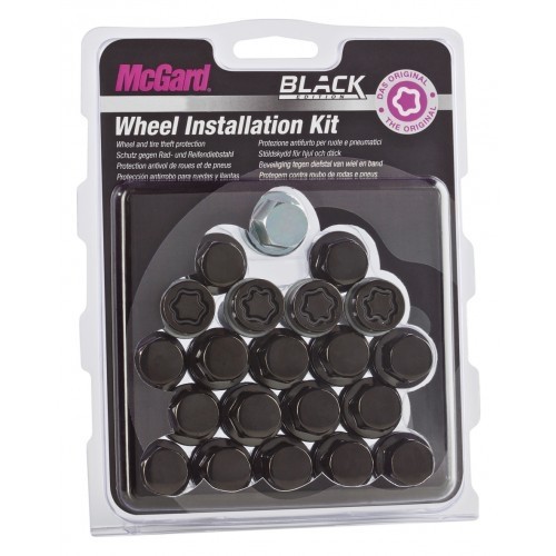 McGard Wielbout set M14x1.5 Bol radius R13 26,9mm Black