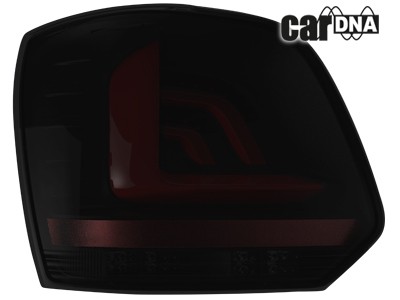 Achterlichten VW Polo 6R 09- Zwart/Smoke LED Cardna Dynamic