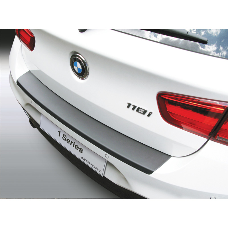 ABS Achterbumper beschermlijst  BMW 1-Serie F20/F21 3/5 deurs 'M-Sport' 2015-2019 Zwart