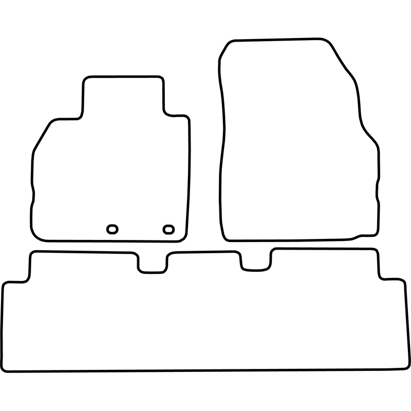 Automatten  Renault Scenic 2003-2009 (+ vakjes)