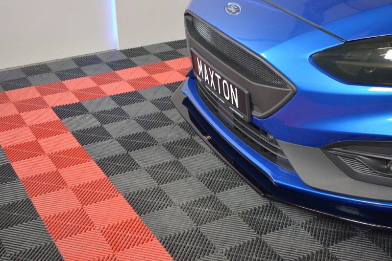 Voorspoiler Ford Focus ST / ST-Line Mk4 V.6 Glanzend Zwart