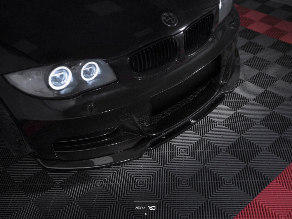 Voorspoiler BMW 1-Serie E82 2007-2013 Facelift M-Pack Gloss Black