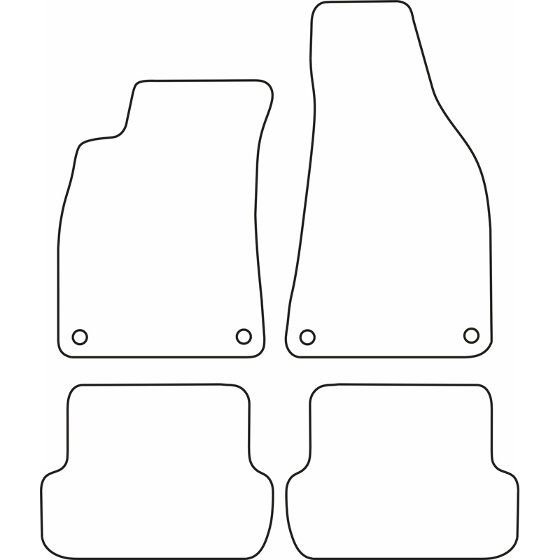 Automatten Velours  Seat Exeo 2009-