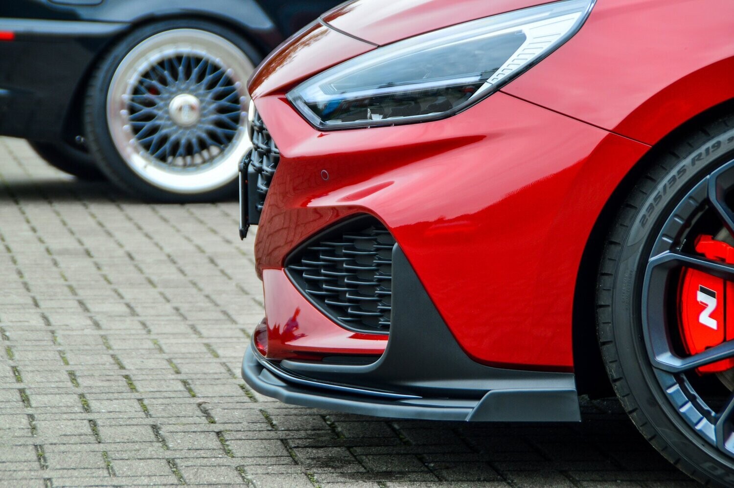 Voorspoilerlip met vleugel Hyundai I30 N + N-Line Facelift