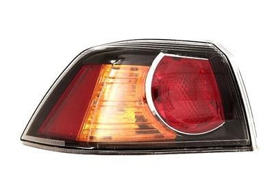 achterlicht, buiten, binnenwerk zwart, incl fittingdeel, links M