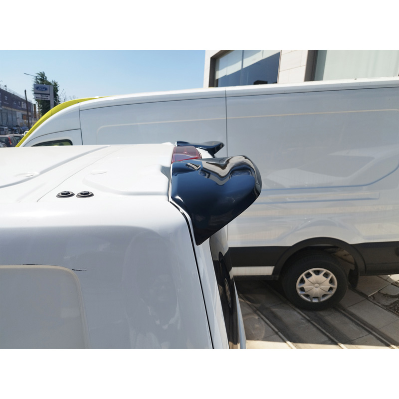 Motordrome Dakspoiler V.3  Ford Transit Custom (V710) 2023- & Volkswagen Transporter T7 2024- (met achterklep) (PU)