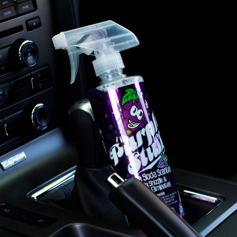 Chemical Guys Purple Stuff Grape Soda Scent Air Freshener & Odor Eliminator (473ml)