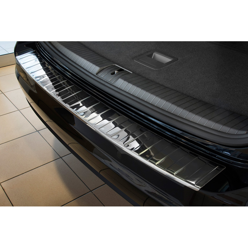 RVS Achterbumperprotector  Volkswagen Touran III 2015- incl. R-Line 'Ribs'