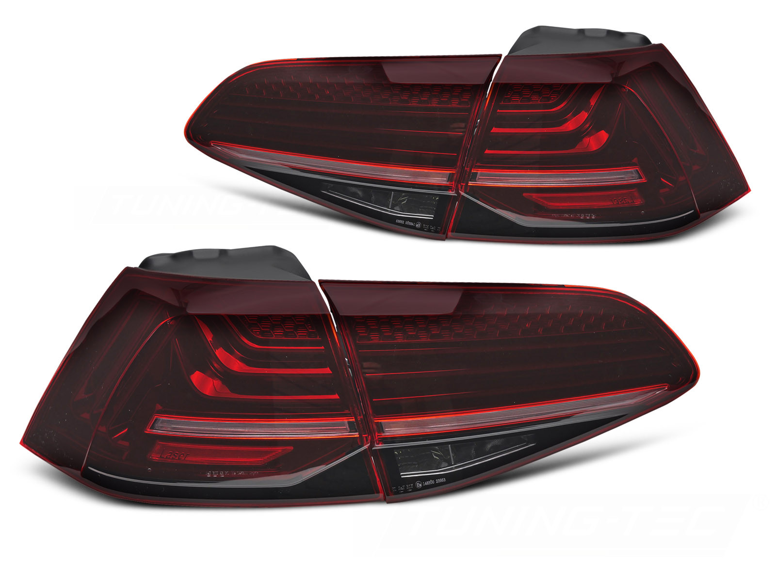 Achterlichten VW Golf VII Dynamic Facelift Laser LED Cherry
