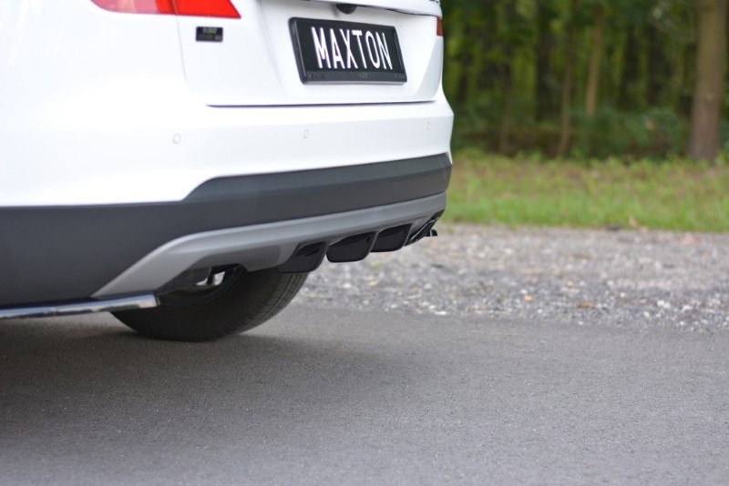 Achter Aanzet Hyundai Tucson MK.3 Facelift Glanzend Zwart