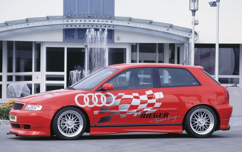 Zijskirts Audi A3 8L 4 Deurs Rieger