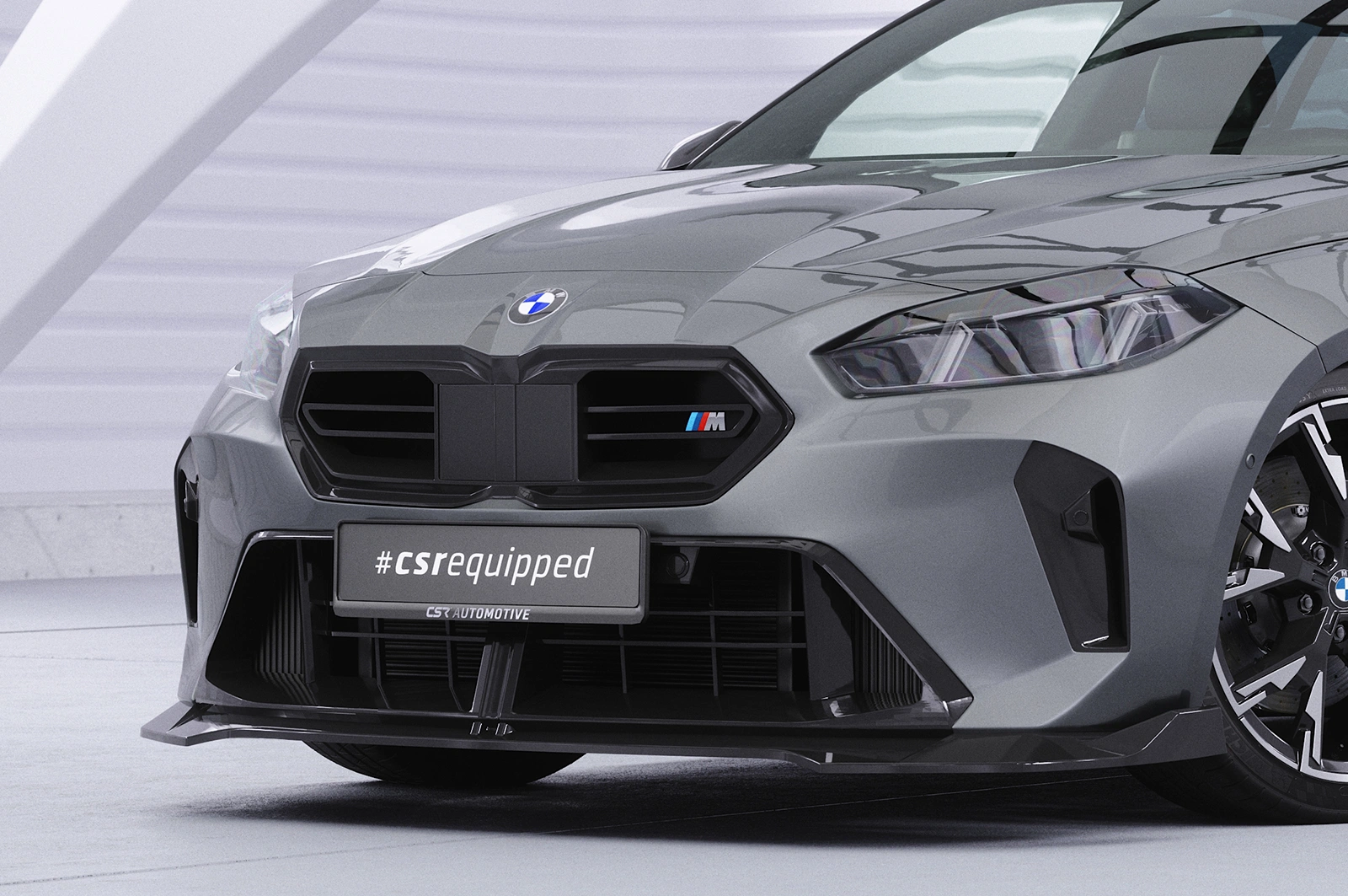 Voorspoiler BMW 1er F70 / 2er F74 Glans Zwart (2024)