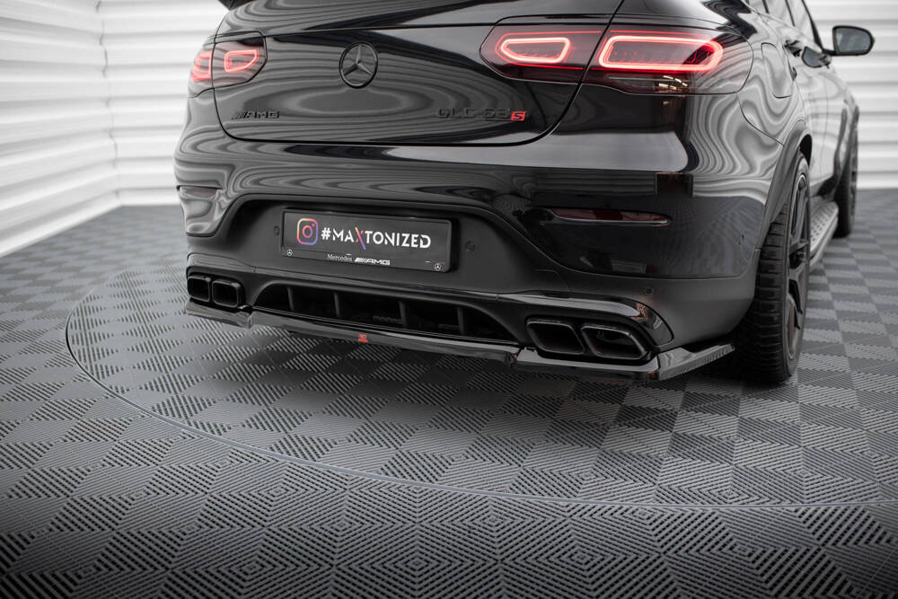 Diffuser Mercedes AMG GLC 63 Coupe C253 FL Maxton Glans Zwart