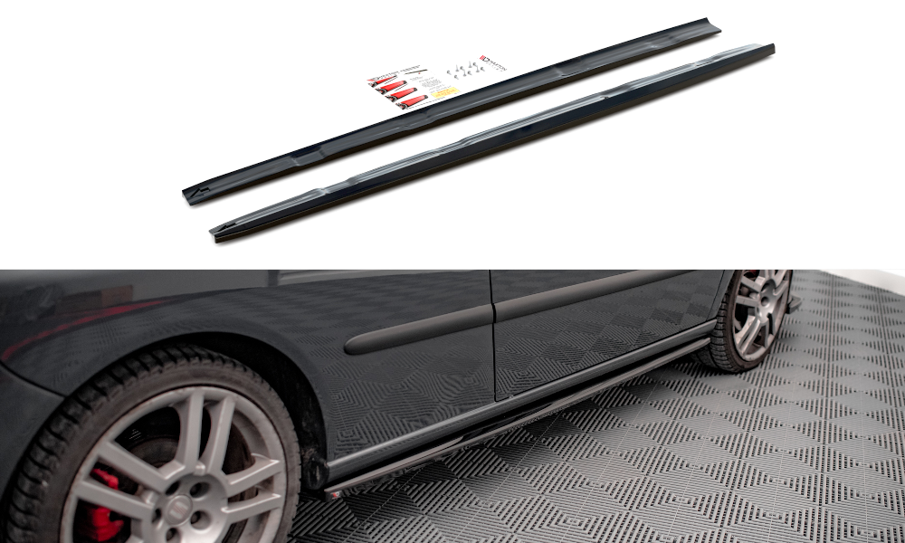 Zijskirts Seat Ibiza Cupra MK3 Maxton Glans Zwart