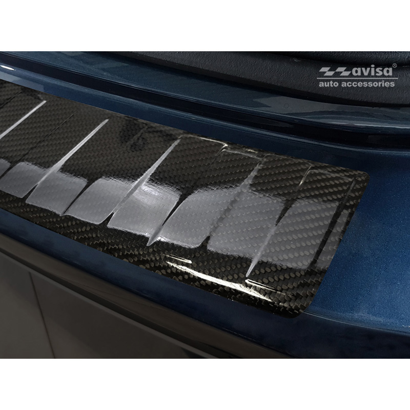 Echt 3D Carbon Achterbumperprotector  Mercedes B-Klasse W247 2019-