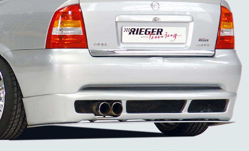 Spoilerzwaard voor Achterbumper Diffusor Opel Astra G Coup? Rieger