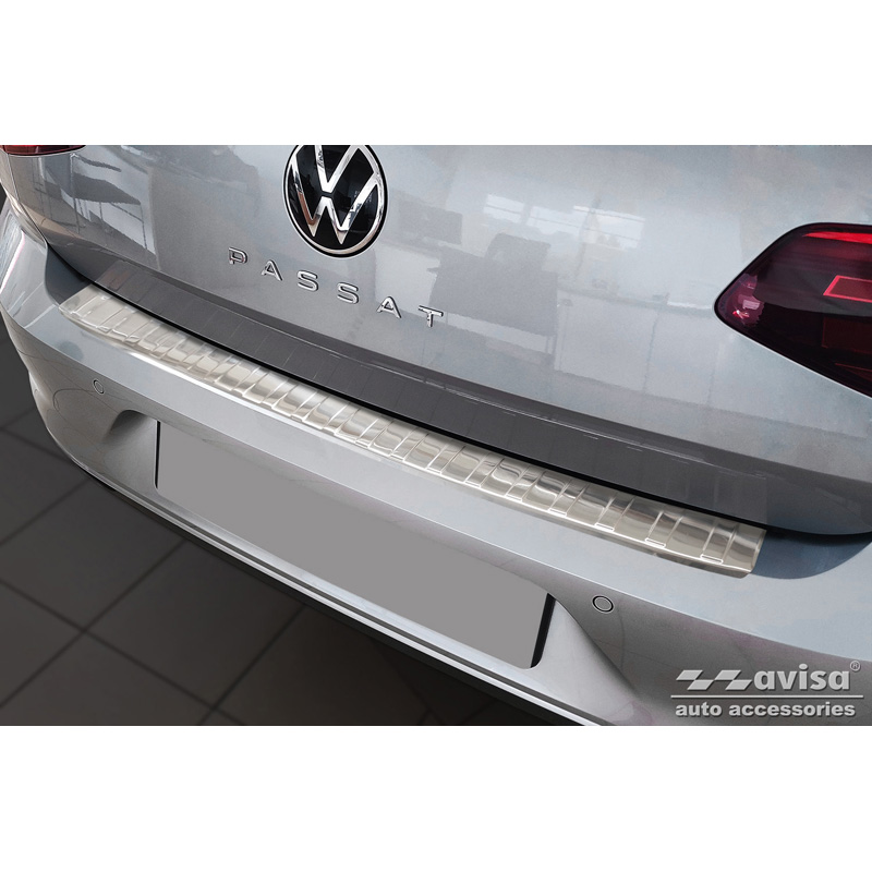 RVS Achterbumperprotector  Volkswagen Passat Sedan 2014-2019 & FL 2019-2023 'Ribs'