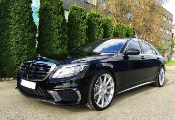 Grill Mercedes W222 S65 Design Chroom NIGHT VIEW