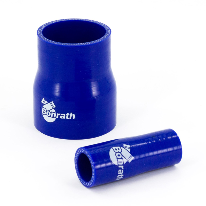 Bonrath Siliconen slang recht Reducer - Lengte:76mm - Ø76>63mm