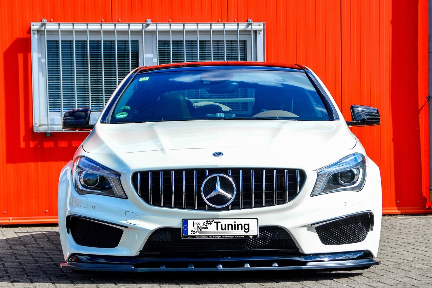 Voorspoilerlip ABS Mercedes CLA AMG-Line C117 ABE