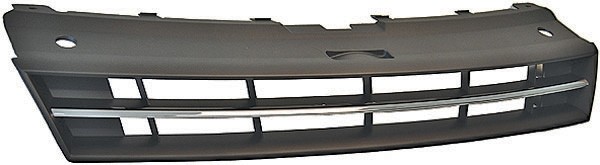 Embleemloze grill VW Polo 6R 09-14 Zwart/Chroom